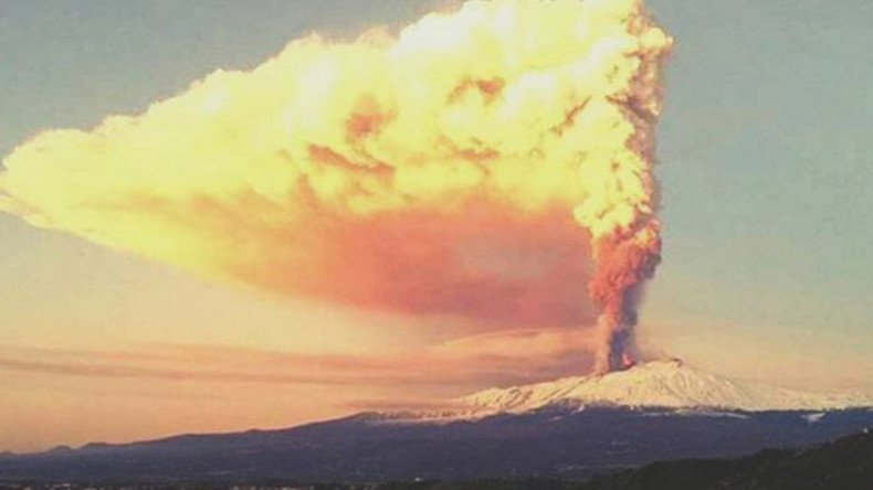 Dragon awakens: Mount Etna dazzles with first eruption in two years