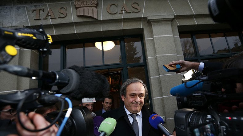 CAS rejects Platini appeal against 90-day suspension
