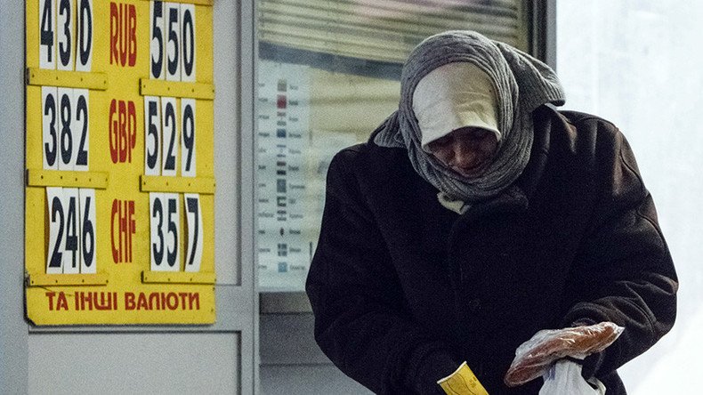 Ukraine's economy hits rock bottom