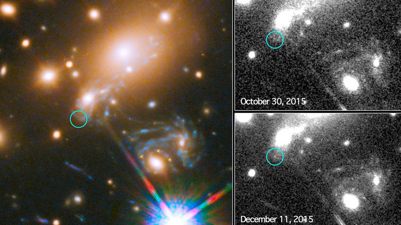 Hubble captures first-ever predicted supernova blast (PHOTO)