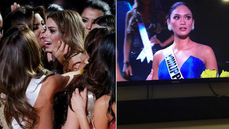 And the winner isn’t… Chaos in Las Vegas as wrong contestant crowned Miss Universe