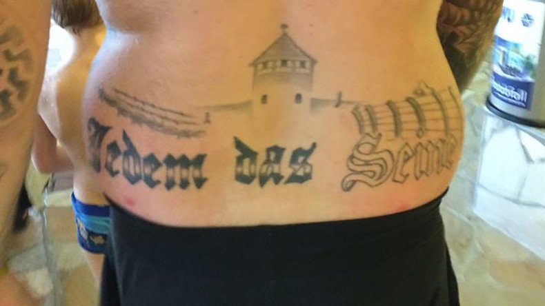 Far-right German politician avoids jail over concentration camp tattoo