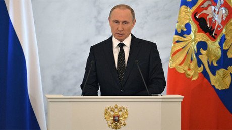 ‘Allah took their sanity’: Putin accuses Turkish leadership of ‘aiding terror’