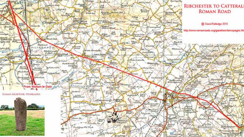 Flooding find: First UK Roman road discovered in 150 yrs