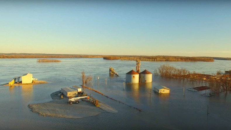 Waterworld: Drone captures historic Missouri flooding and damage