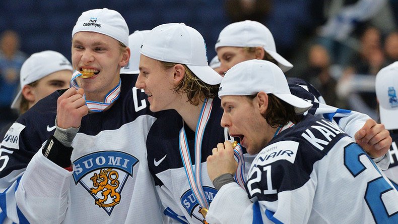 Finland wins junior ice hockey gold - Russia 2nd, US 3rd