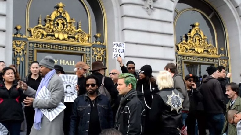 San Francisco mayor sworn in amid protests over fatal police shooting of black resident (VIDEO)