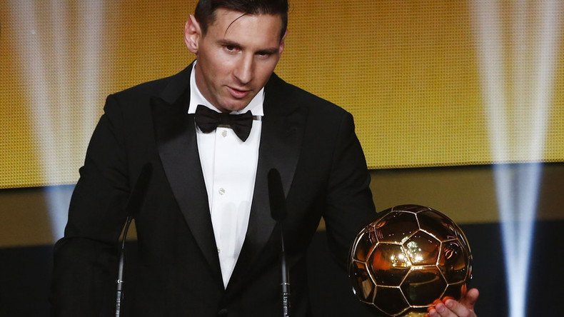 Messi claims record 5th Ballon d'Or crown