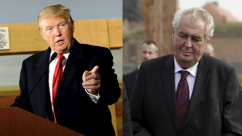 Kindred spirits across Atlantic: can you tell Donald Trump from the Czech president?