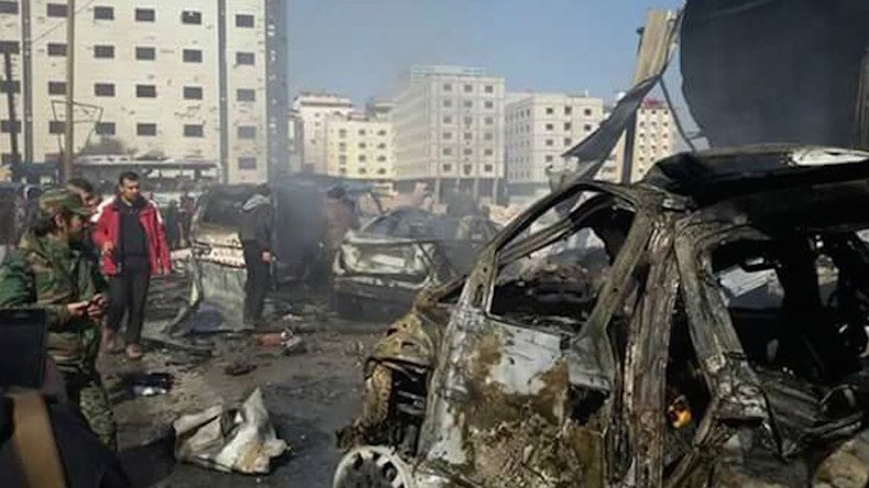 Dozens killed in Damascus suburb bombings, ISIS claims responsibility ...