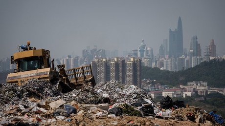 Hong Kong police search landfill for missing newborn dumped in binbag