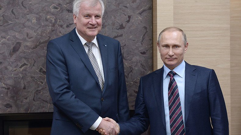 Merkel’s coalition rival urges dismantling of anti-Russia sanctions after visiting Putin