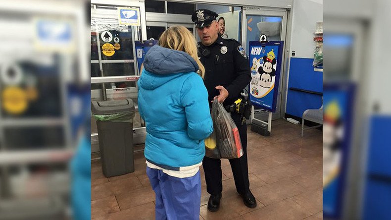 Mass. cop helps homeless woman survive snowstorm