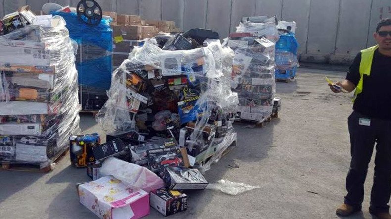 Israel thwarts ‘drone smuggling attempt’ inside truck carrying toys to Gaza