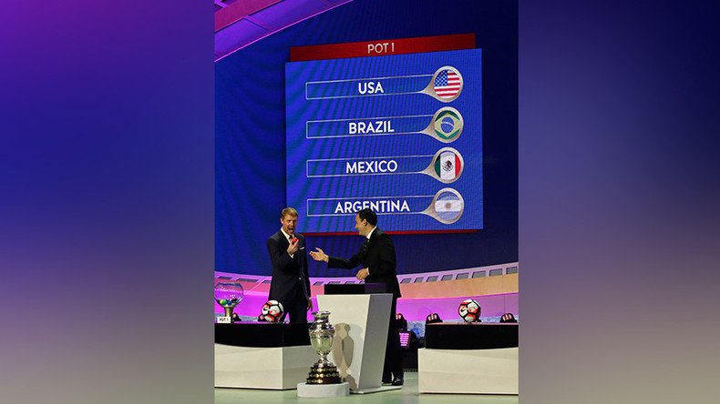 Hosts USA handed tough 2016 Copa America group