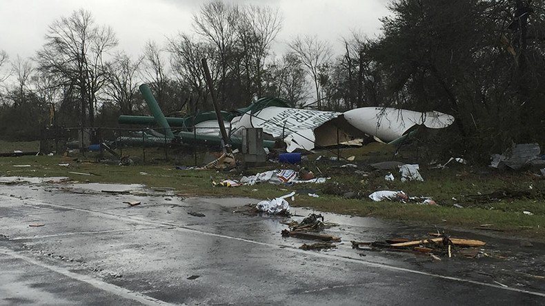 7 tornadoes slam South, killing 3, injuring at least 31