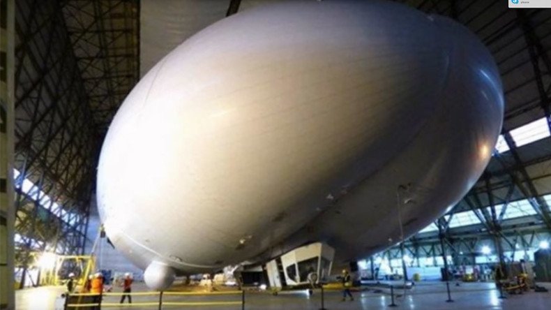 'Flying Bum': World's largest aircraft receives massive fin ahead of test flight