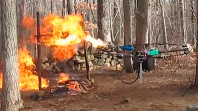 Connecticut to review ‘weaponized drones’ after teen’s flame-throwing, gun-toting UAVs (VIDEOS)