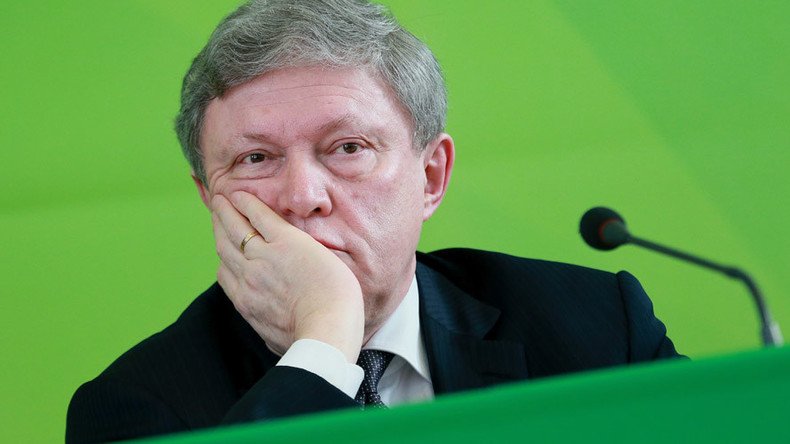 Veteran Russian liberal Yavlinsky announces presidential ambitions