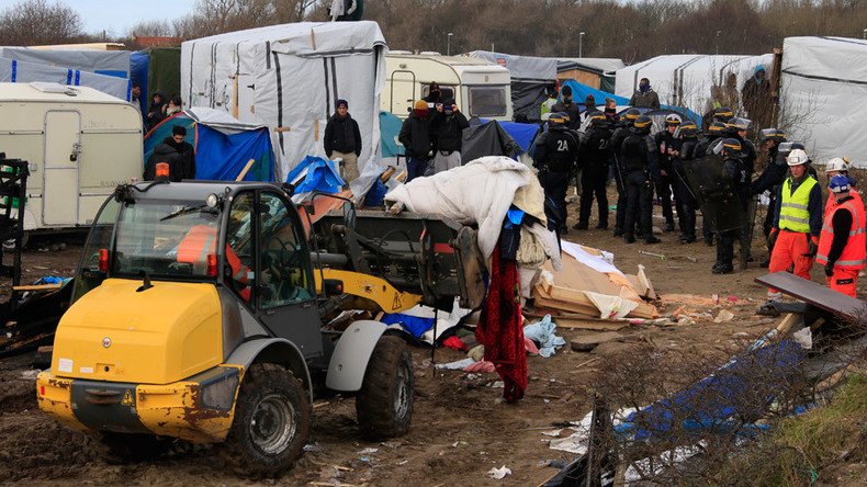 ‘Out of sight, out of mind?’ London activists protest Calais Jungle demolition