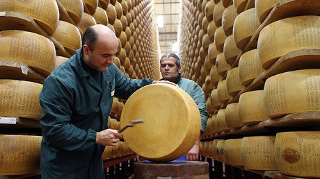 Cheesed-off Italians swap bank bonds for Parmesan