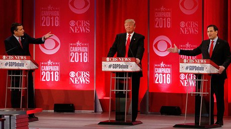 ‘We're fixing to lose to Clinton’: GOP debate delves ever deeper into mudslinging & name-calling