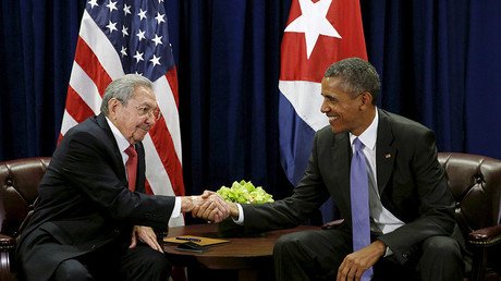 'Embargo is going to end': Obama, Raul Castro speak after historic meeting in Cuba