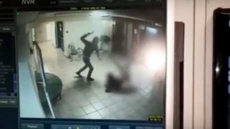 ‘Ax-wielding’ Palestinian in brutal attack on Israeli guard (GRAPHIC VIDEO)