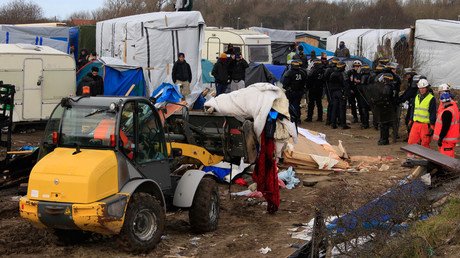 ‘Out of sight, out of mind?’ London activists protest Calais Jungle demolition