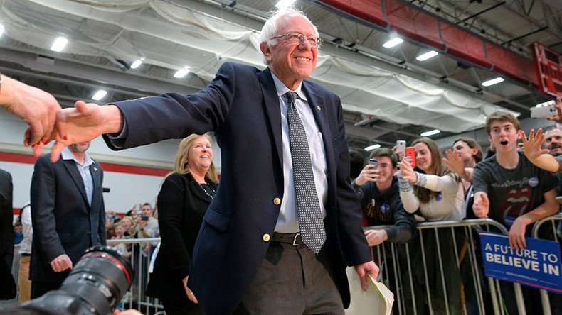 Sanders raked in $42mm in February, twice his January haul