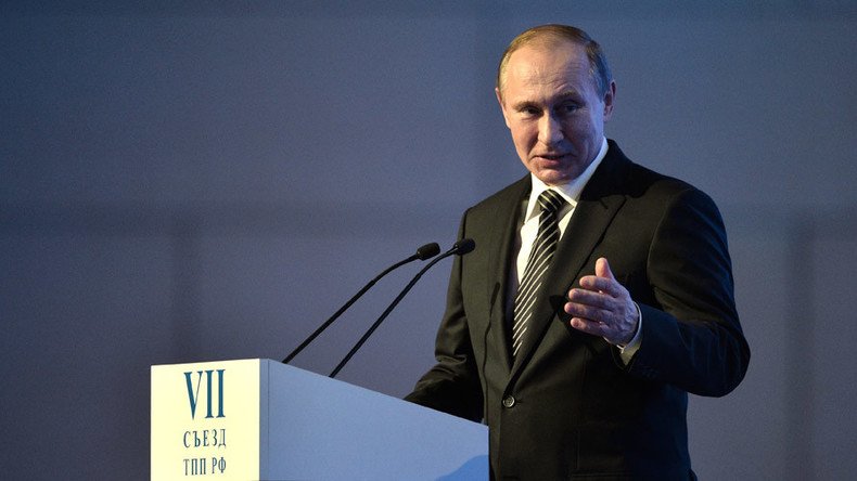 Russia to freeze oil output at January level - Putin