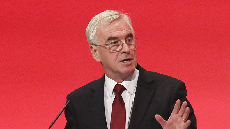 Tories want EU of austerity & corporate capture – McDonnell