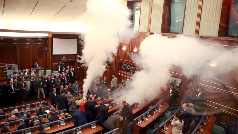 Kosovo govt to buy body scanner to stop MPs smuggling tear gas into parliament