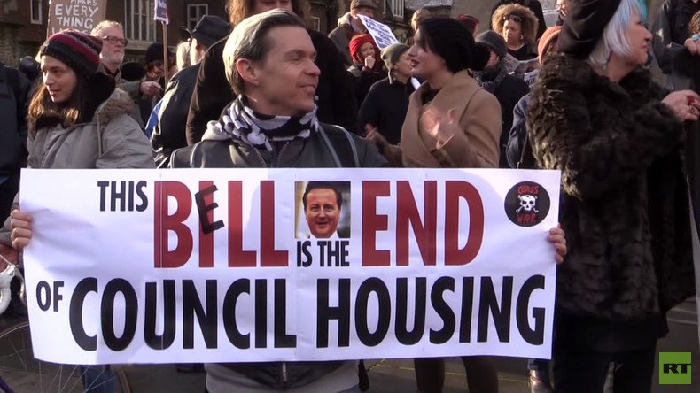 ‘Kill the Housing Bill!’ Tenants protest Tory attacks on social housing