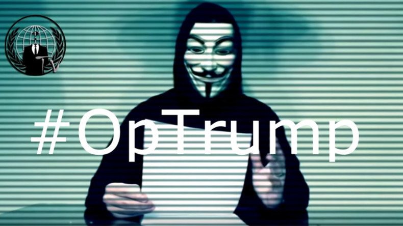 Anonymous declares ‘total war’ on Trump, plans April attack (VIDEO)