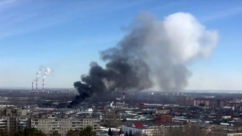 Fireworks warehouse goes ‘boom’, ablaze in southern Russia (PHOTOS, VIDEOS)