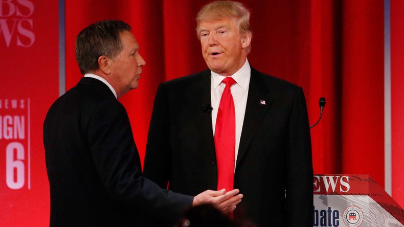 Last man on Fox: GOP debate cancelled after Trump, Kasich pull out