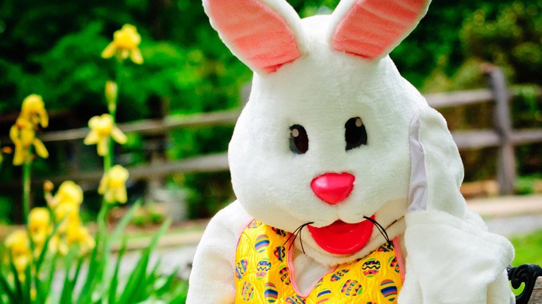 Enraged Easter Bunny throws punches in New Jersey mall melee (VIDEO)