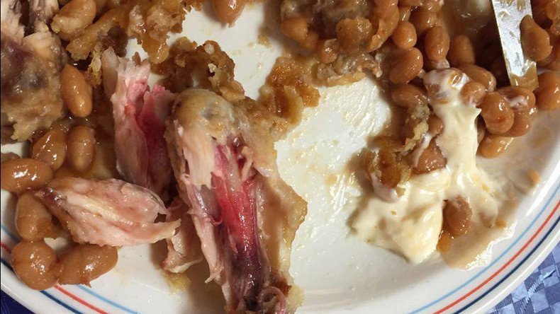 Meals to die for? Soldiers share photos of mold & maggots in army issued food