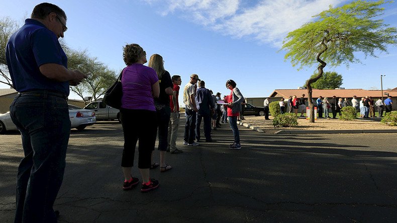 ‘National disgrace’: Barred voters, hours-long lines plague Arizona & Utah during ‘Western Tuesday’
