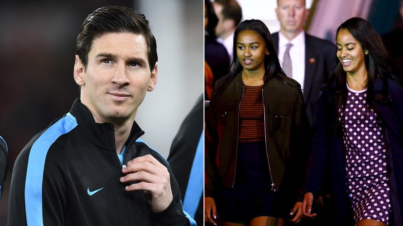 Messi-mania: Even Barack Obama’s daughters want to meet Argentine legend