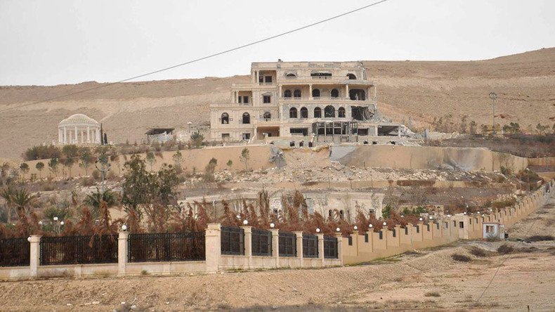 Striking drone footage shows what remains of Palmyra after ISIS pillage