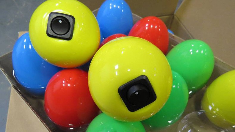 Beep beep: Bomb squad builds noise-making Easter eggs for blind kids