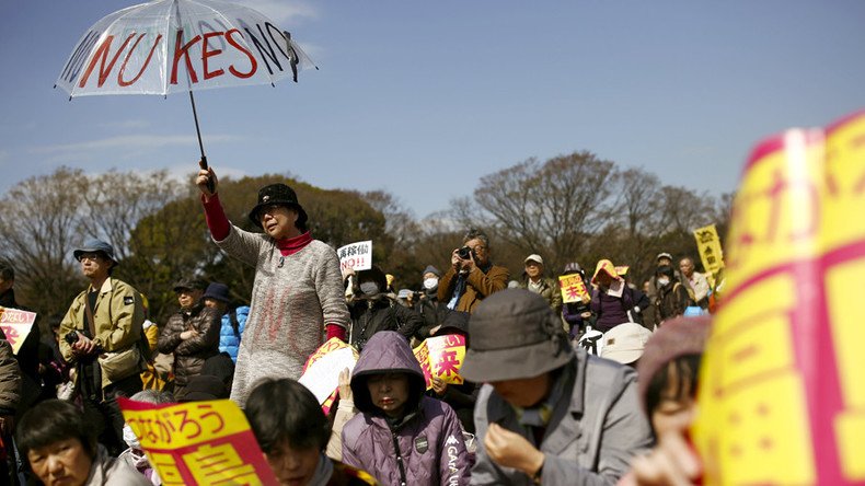 Over 30K people protest Japanese PM’s plan to restart nuclear reactors (VIDEO)