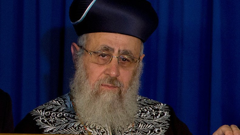 Non-Jews should not be allowed to live in Israel – Israel’s Chief Rabbi