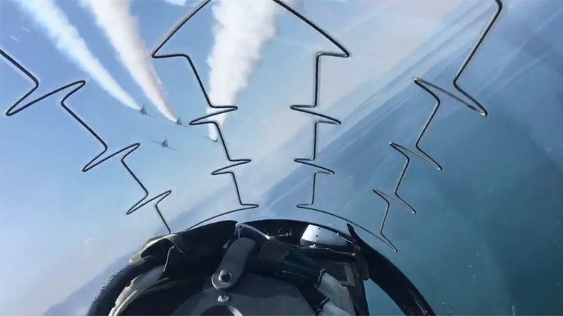 Red Arrow pilot shares dizzying cockpit view of head-spinning Twister stunt (PHOTOS, VIDEO)