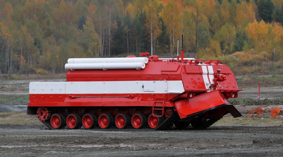 Every boy's dream: Fight fire with TANKS! Russian plant produces