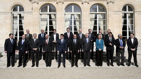 Hollande, Tsipras, Mogherini et al: European lefties sit down for cozy chit-chat at Elysee