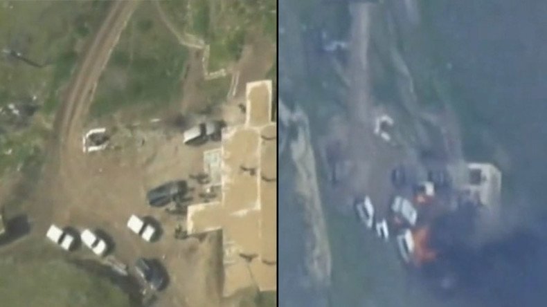 Azerbaijan defense forces report destroying Armenian troops’ command post (VIDEO)