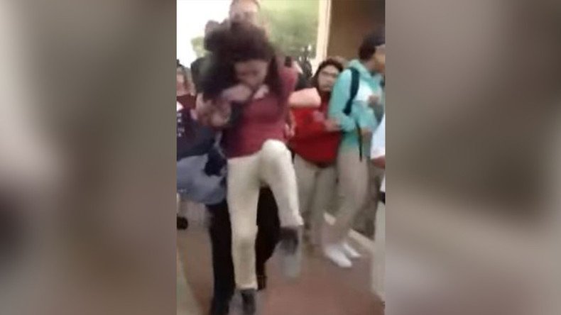 ‘Body slam’ cop sparks fury after shocking Texas schoolgirl arrest (VIDEO)